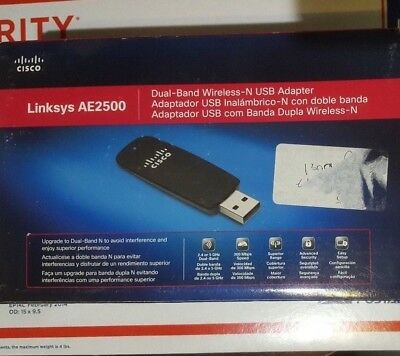 Linksys Ae2500 Dual-band Wireless-n Usb Adapter